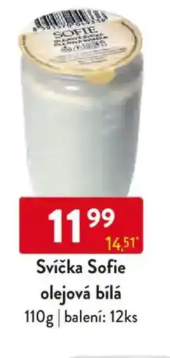 Qanto Svíčka Sofie olejová bílá nabídka