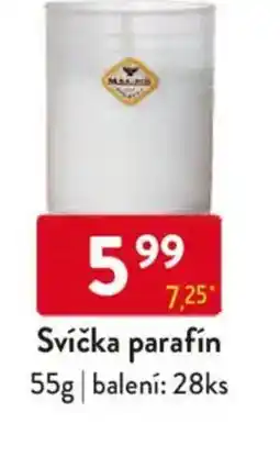 Qanto Svíčka parafín nabídka