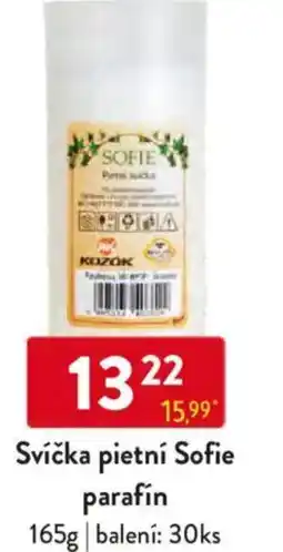 Qanto Svíčka pietní Sofie parafín nabídka