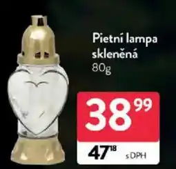 Qanto Pietní lampa skleněná nabídka