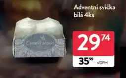 Qanto Adventní svíčka bílá nabídka