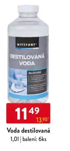 Qanto Voda destilovaná nabídka