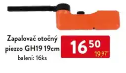 Qanto Zapalovač otočný piezzo GH19 19cm nabídka