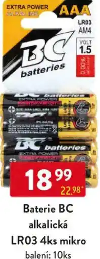 Qanto Baterie BC alkalická LR03 mikro nabídka
