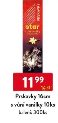 Qanto Prskavky 16cm s vůní vanilky nabídka