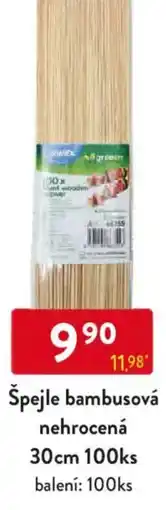 Qanto Špejle bambusová nehrocená nabídka