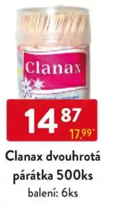 Qanto Clanax dvouhrotá párátka nabídka