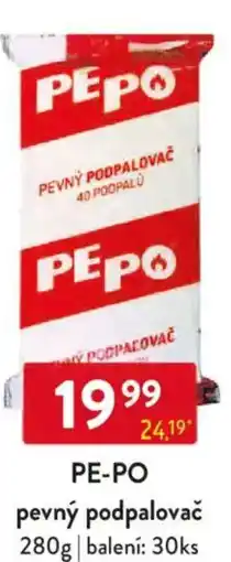 Qanto PE-PO pevný podpalovač nabídka