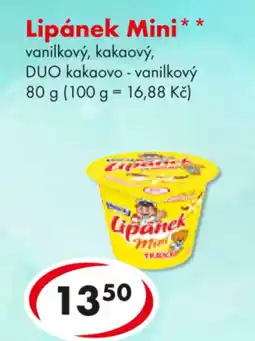 CBA Madeta Lipánek Mini vanilkový, kakaový, DUO kakaovo - vanilkový nabídka