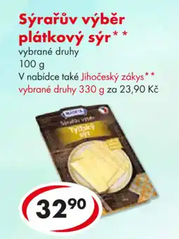 CBA Madeta Sýrařův výběr plátkový sýr nabídka