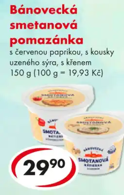 CBA Bánovecká smetanová pomazánka nabídka