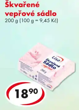 CBA Škvařené vepřové sádlo nabídka