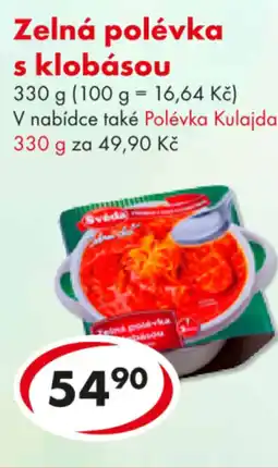 CBA Zelná polévka s klobásou nabídka