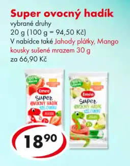 CBA Super ovocný hadík nabídka