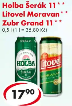 CBA Holba Šerák 11 Litovel Moravan Zubr Grand 11 nabídka