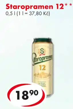 CBA Staropramen 12 nabídka