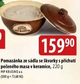 Bala Pomazánka ze sádla se škvarky s příchutí pečeného masa v keramice nabídka