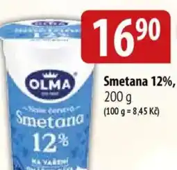 Bala Olma Smetana 12% nabídka