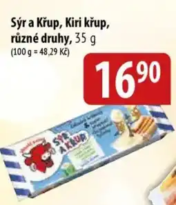 Bala Sýr a Křup, Kiri křup nabídka