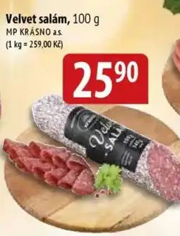 Bala Velvet salám nabídka