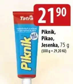 Bala Tatra Piknik, Pikao, Jesenka nabídka