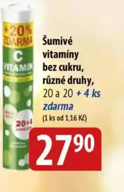 Bala Šumivé vitamíny bez cukru nabídka