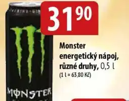 Bala Monster energetický nápoj nabídka
