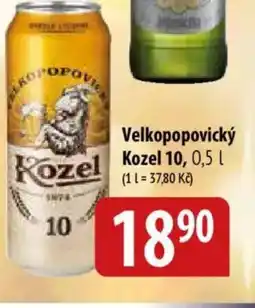 Bala Velkopopovický Kozel 10 nabídka