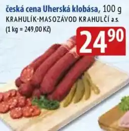 Bala Česká cena uherská klobása nabídka