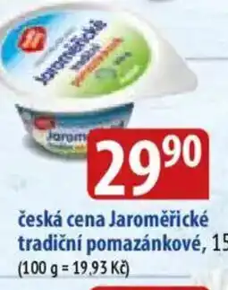 Bala Česká cena jaroměřické tradiční pomazánkové nabídka