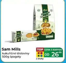 Tamda Foods Sam Mills kukuřičné těstoviny špagety nabídka
