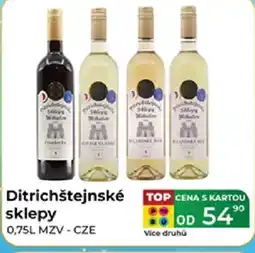 Tamda Foods Ditrichštejnské sklepy nabídka