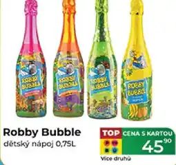 Tamda Foods Robby Bubble dětský nápoj nabídka