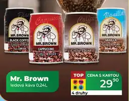 Tamda Foods Mr. Brown ledová káva nabídka