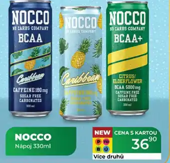 Tamda Foods NOCCO Nápoj nabídka