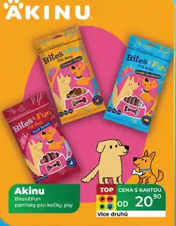 Tamda Foods Akinu Bites&Fun pamlsky pro kočky, psy nabídka