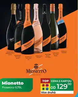 Tamda Foods Mionetto Prosecco nabídka