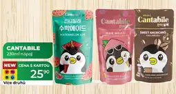 Tamda Foods CANTABILE nápoj nabídka