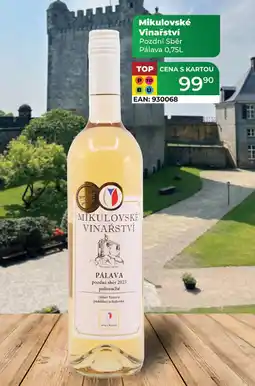 Tamda Foods Mikulovské Vinařství Pozdní Sběr Pálava nabídka