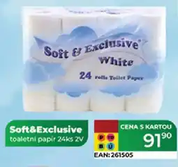 Tamda Foods Soft&Exclusive toaletní papír nabídka
