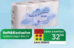 Tamda Foods Soft&Exclusive toaletní papír nabídka