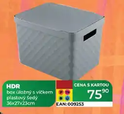 Tamda Foods HDR box úložný s víčkem plastový šedý nabídka