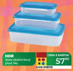 Tamda Foods HDR dóza obdélníkový plast nabídka