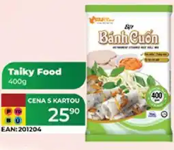 Tamda Foods Taiky Food nabídka