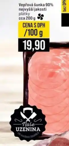 Jip Vepřová šunka 90% nejvyšší jakosti nabídka
