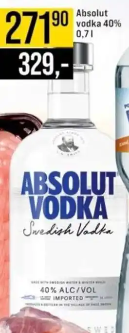 Absolut vodka 40%