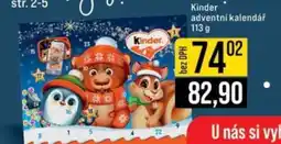 Jip Kinder adventní kalendář nabídka