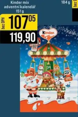 Jip Kinder mix adventní kalendář nabídka