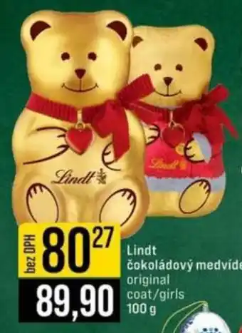 Lindt čokoládový medvídek