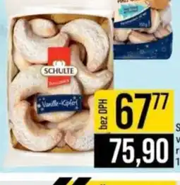 Jip Schulte vanilkové rohlíčky nabídka